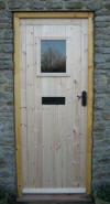 Glazed Ledge and Brace Door