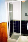 Blue Tiled Shower